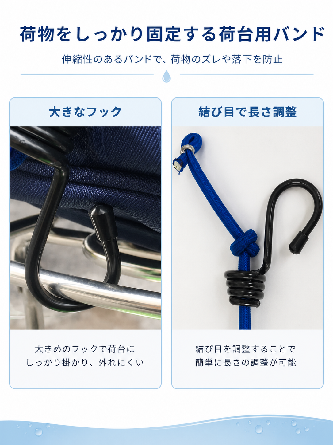 Xバンド（荷台用バンド） 特徴写真